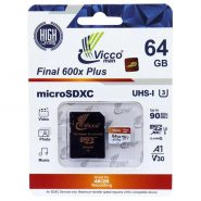 کارت حافظه microSD ویکومن مدل Final 600X PLUS ظرفیت 64 گیگابایت